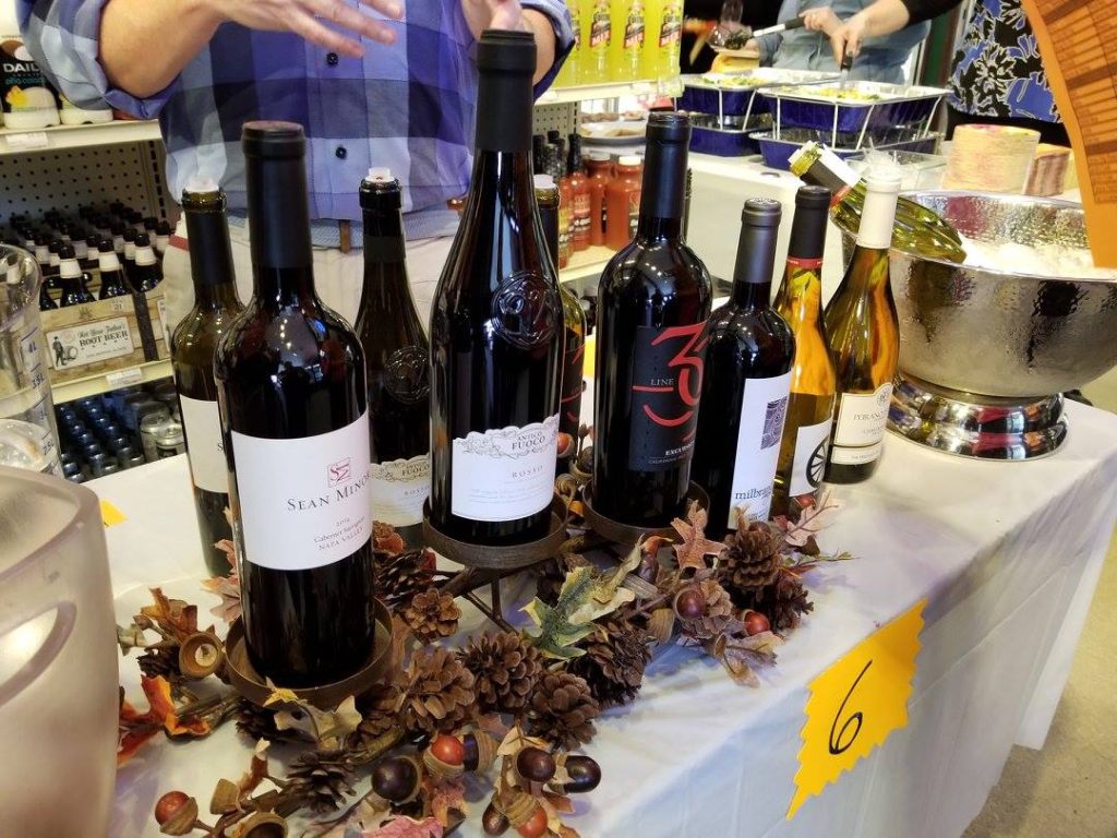 Collection of wines available for tasting at the Fall Grand Tasting.