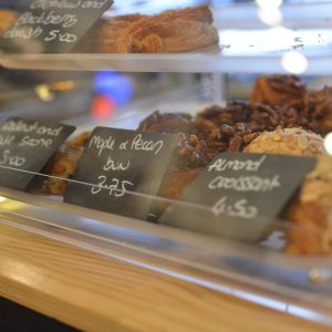 Our Pastries: What’s coffee without something sweet? Enjoy our daily selection of pastries.